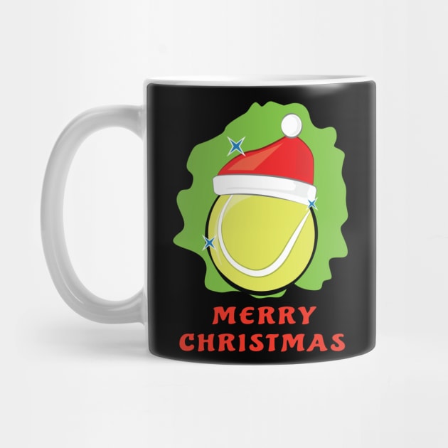 Merry Tennis Christmas - Funny by DesignWood-Sport